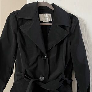 Van Heusen Women's Elegant Black Trench Coat **Never Worn!